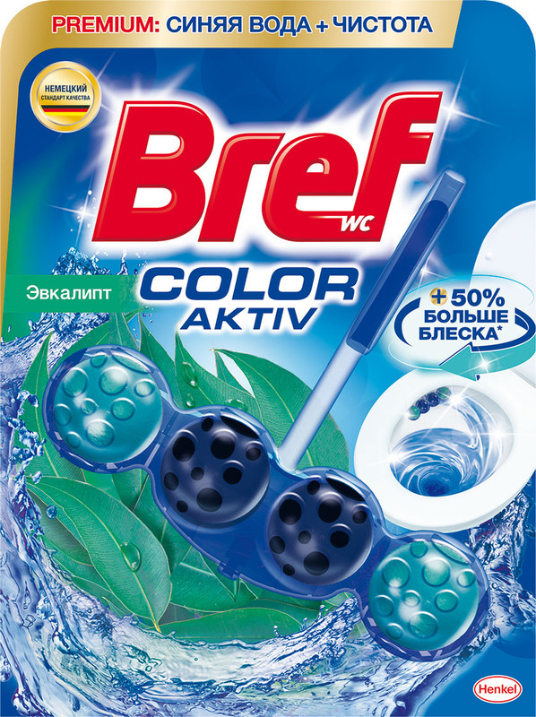 Блок для унітазу BREF евкаліпт, 1х50г